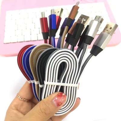 HOT Selling high speed charger data line 1M for Type-c cable Micro USB Cable phone cables