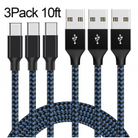 1M Nylon Braided cables usb fast charge cable usb for Type-c charger computer cables usb data cables