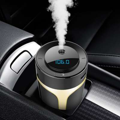 Car Air Humidifier Portable Bluetooth Handsfree USB MP3 Player Air Freshener Car Charger Essential Oil Diffuser Purifier